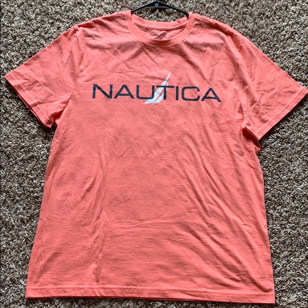 🎃2 for $15!🎃 Men’s Nautica t-shirt. Color coral.